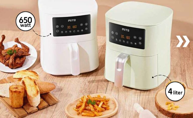 Review Digital Air Fryer Mito, kelebihan dan kekurangan