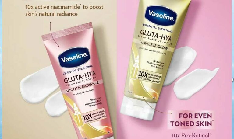 7 Perbedaan Vaseline Gluta-Hya Pink dan Gold