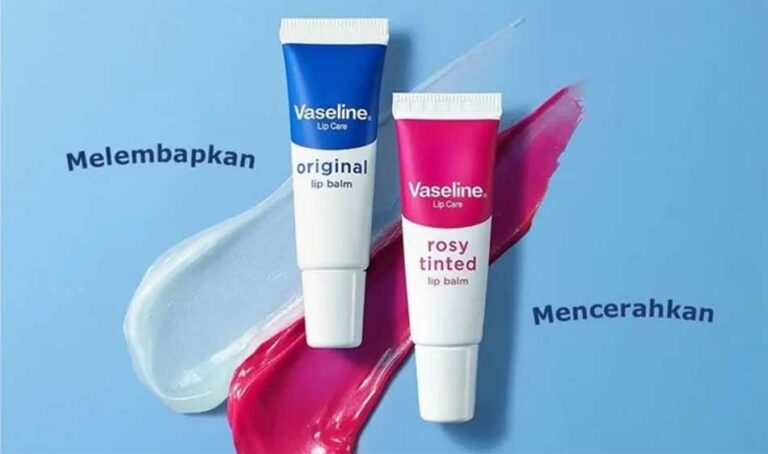 Perbedaan Vaseline Lip Therapy asli dan palsu