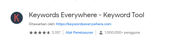 Extension Chrome Keyword Everywhere